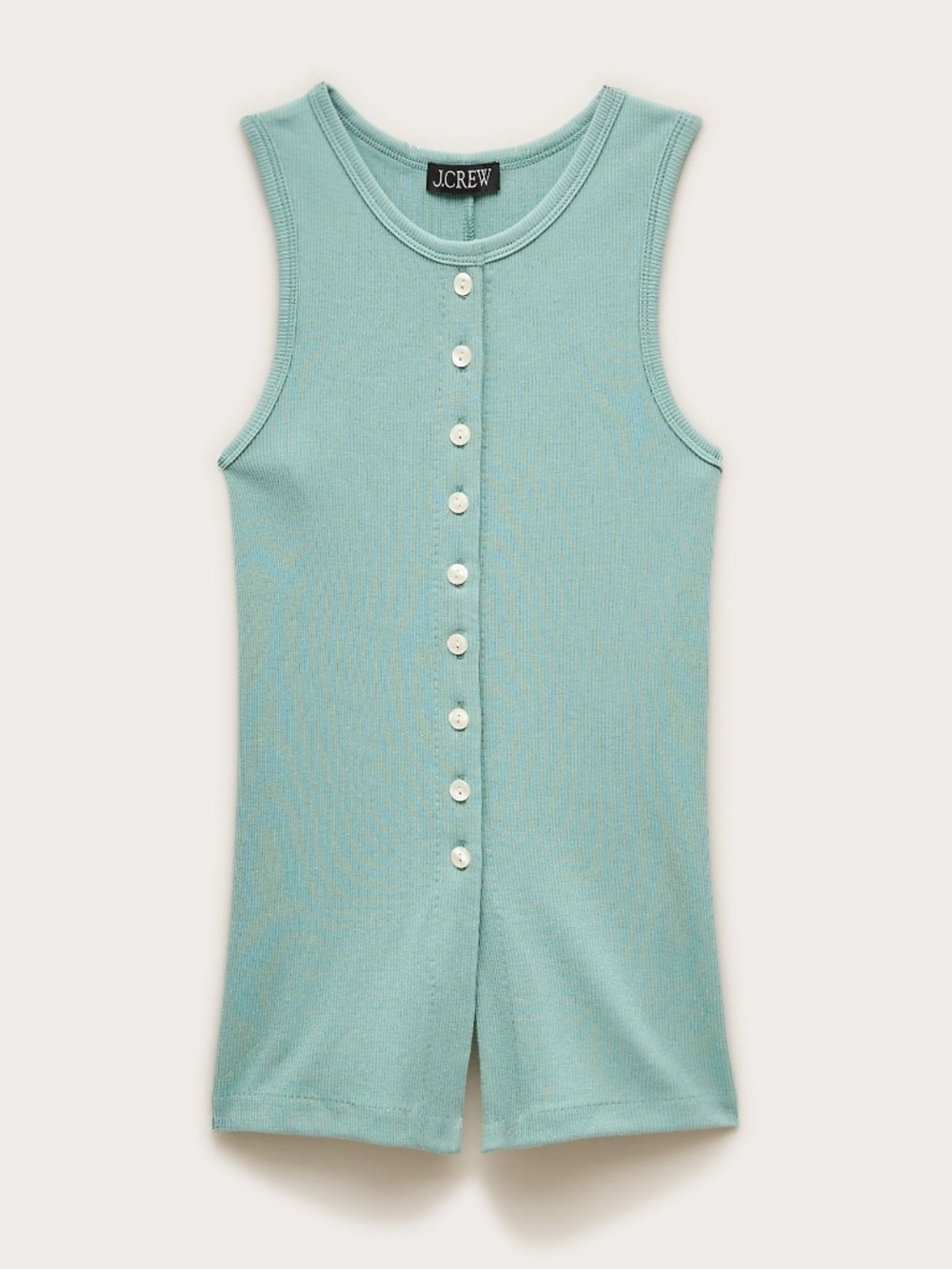 NWT J.Crew Perfect Rib Button-up Shell Top - Picture 4 of 4